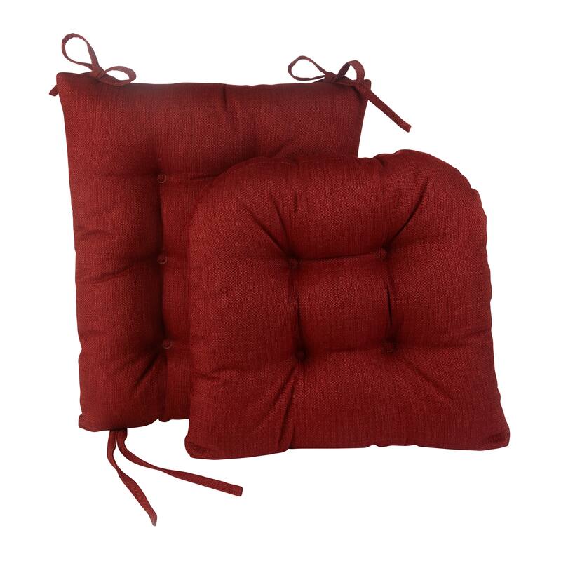 Klear Vu Non-Slip Omega Jumbo Rocking Chair Cushion Set - Single - Flame