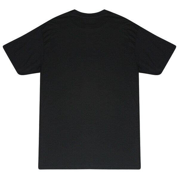 Download Shopping Plain Black T Shirt Back Side