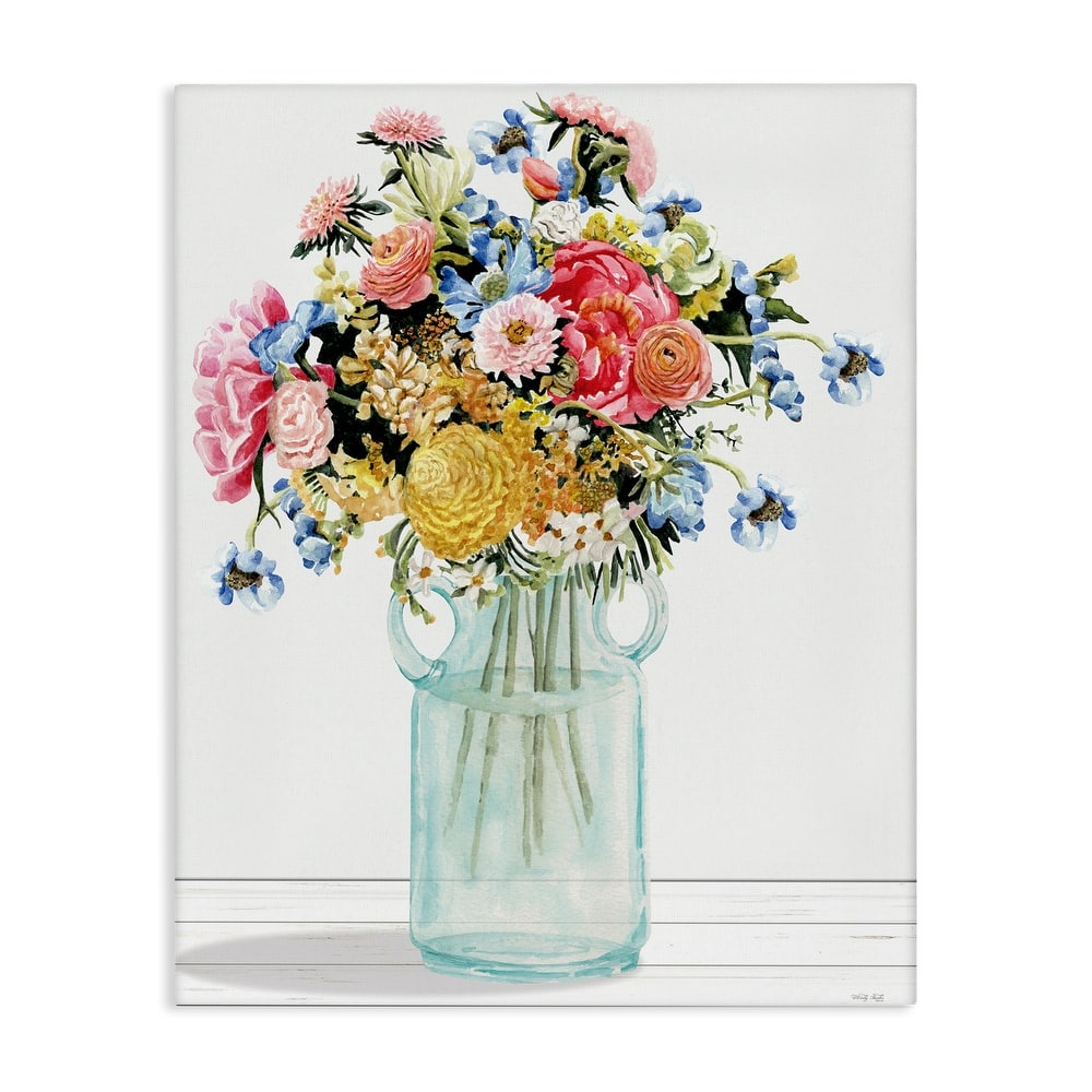Stupell Country Classic Bouquet Canvas Wall Art Design By Cindy Jacobs