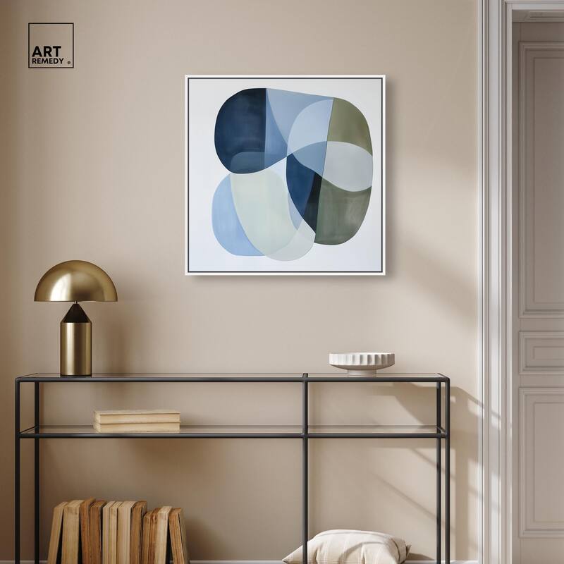 Serene Overlap II Canvas by Art Remedy