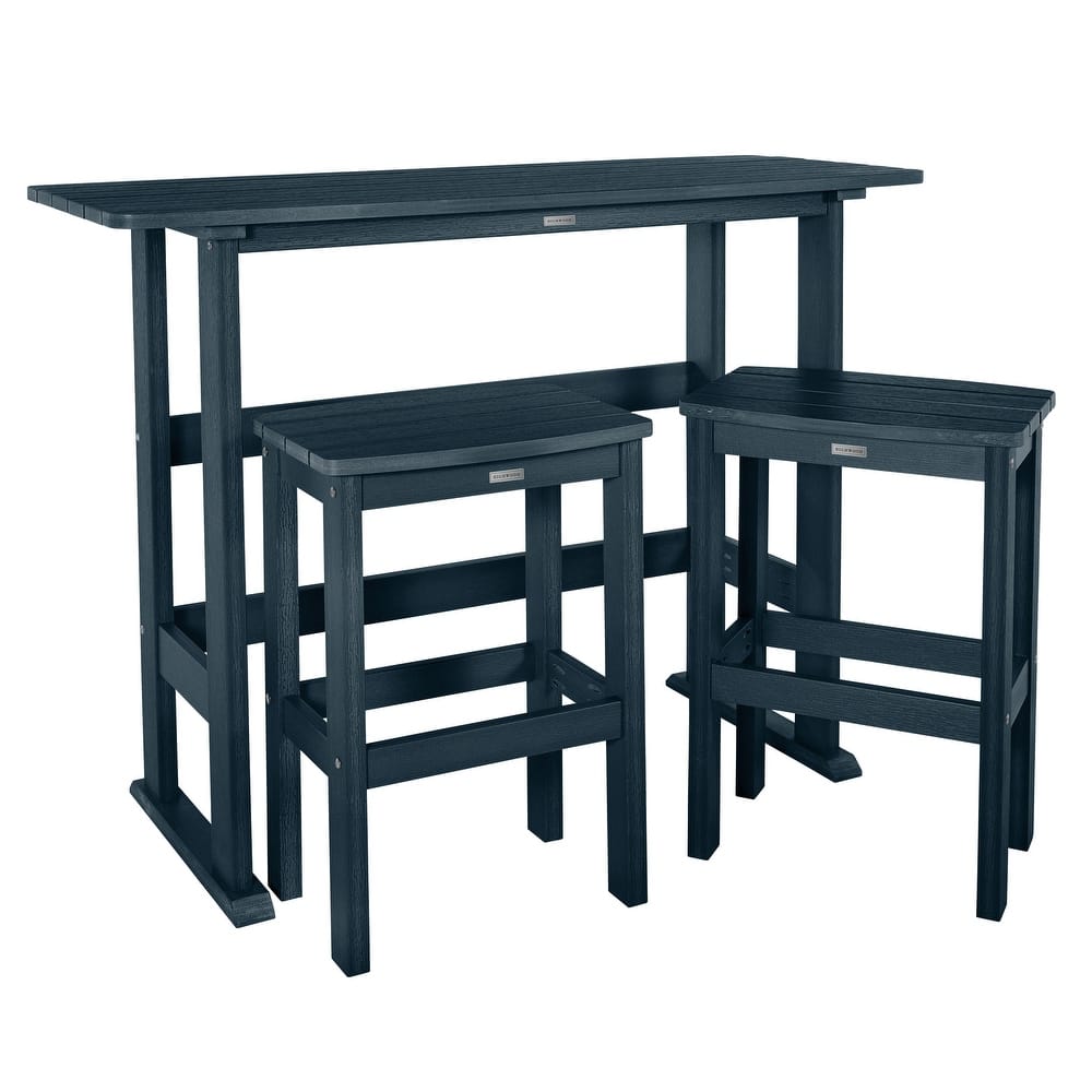 Lehigh 3-piece Outdoor Balcony Set - Bar-height