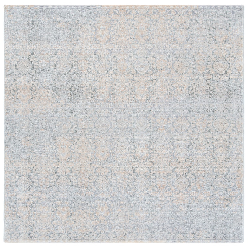 SAFAVIEH Webster Kadi Vintage Rug - 6'7" Square - Grey/Beige