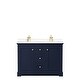 preview thumbnail 44 of 58, Avery 48 Inch Double Vanity, Cultured Marble Top