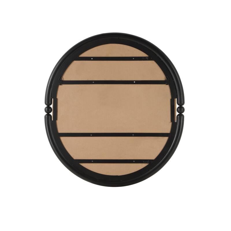 Renwil Ditto 40" H x 36" W Wall Mirror, Black