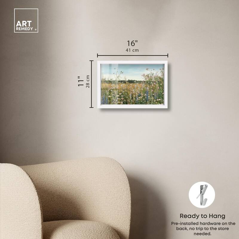 Glimmering Glade Garden II Shadowbox by Art Remedy