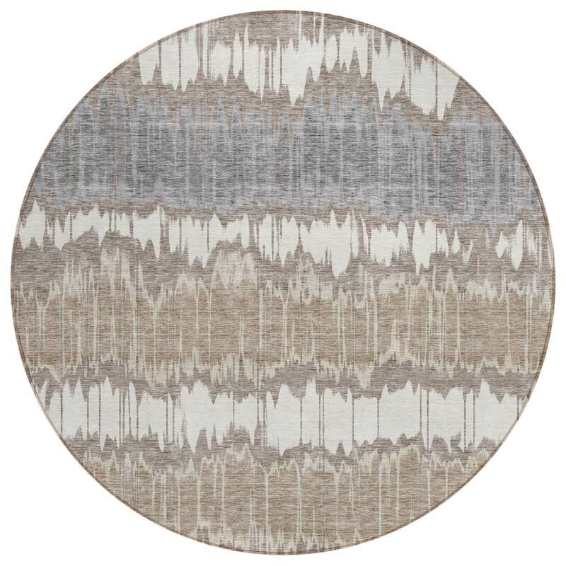 Machine Washable Indoor/ Outdoor Chantille Contemporary Ombre Rug