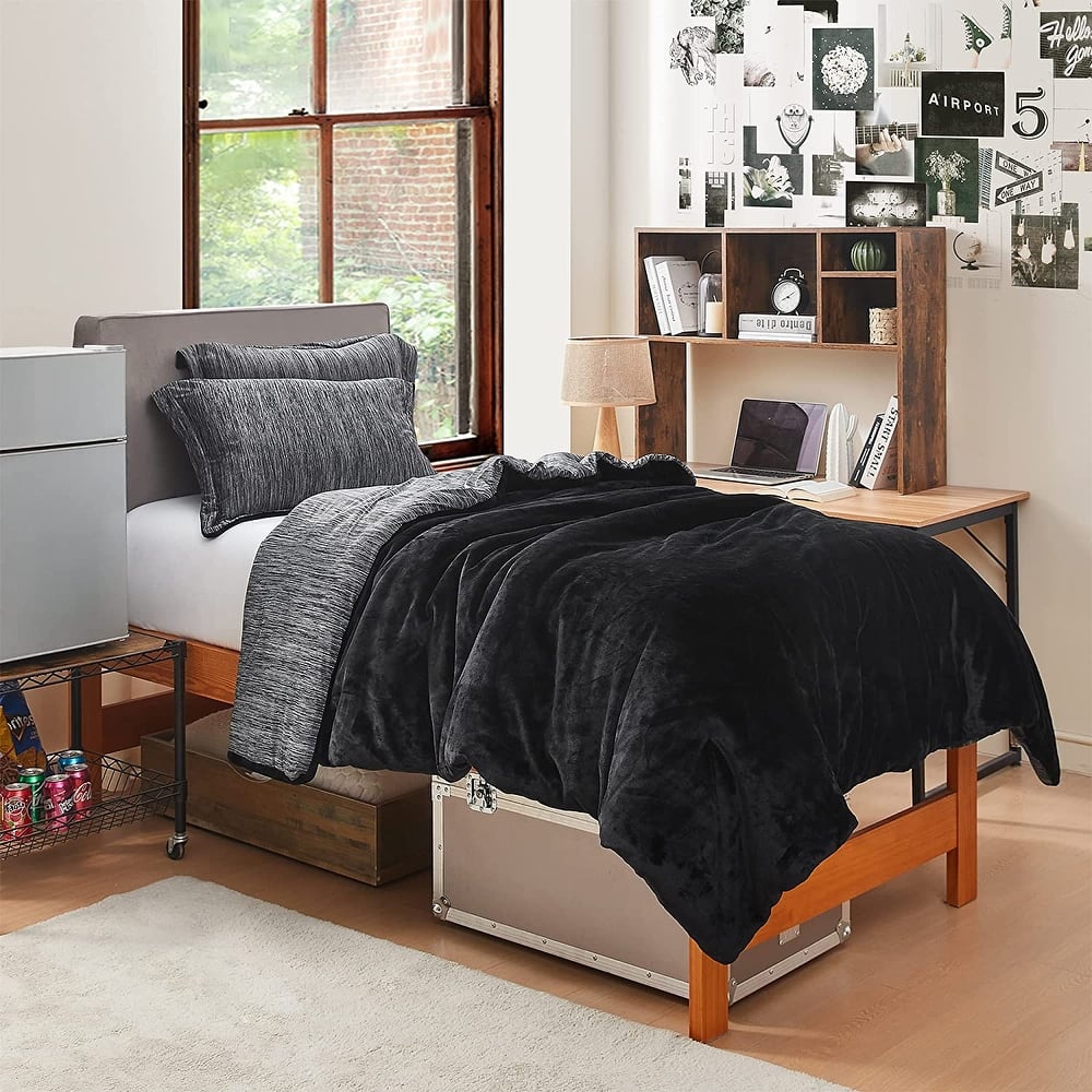 Some Like it Hot - Some Like it Cold - Coma Inducer® Oversized Comforter Set - Black