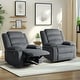 preview thumbnail 1 of 24, Modern Upholstered Recliner Chair with Adjustable Backrest