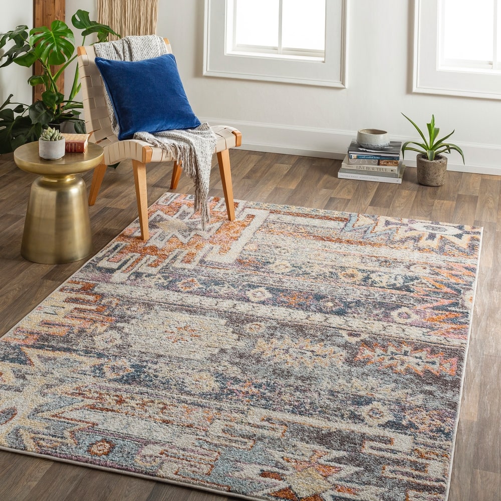 Livabliss Iver Southwestern Patchwork Area Rug