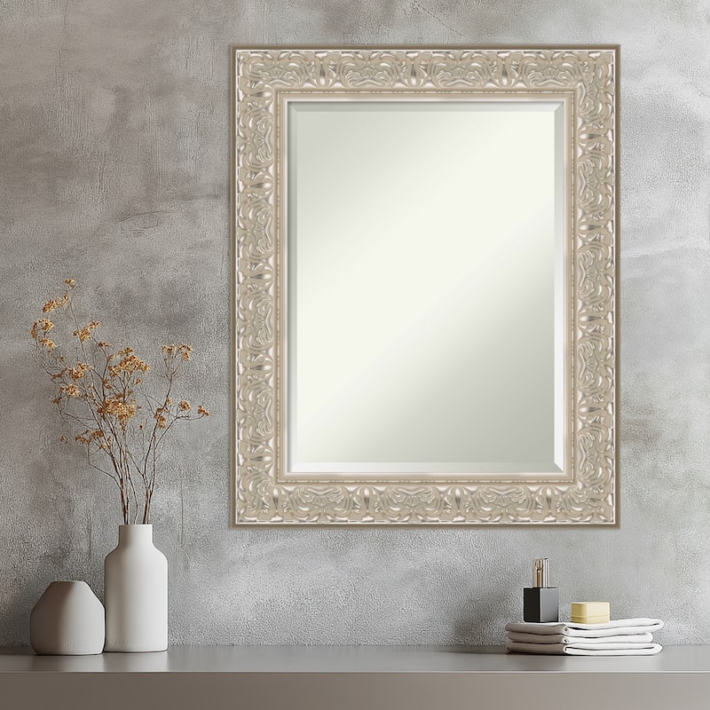 Luxe Beveled Framed Wall Mirror