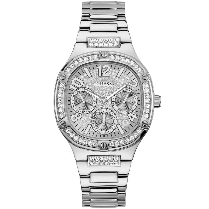 Guess Women's Duchess 41mm Quartz Watch GW0558L1 - Silver-Tone - One Size