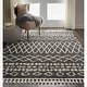 preview thumbnail 37 of 35, Nourison Moroccan Shag Plush Boho Area Rug 7'10" x 10'6" - Charcoal - Rectangle