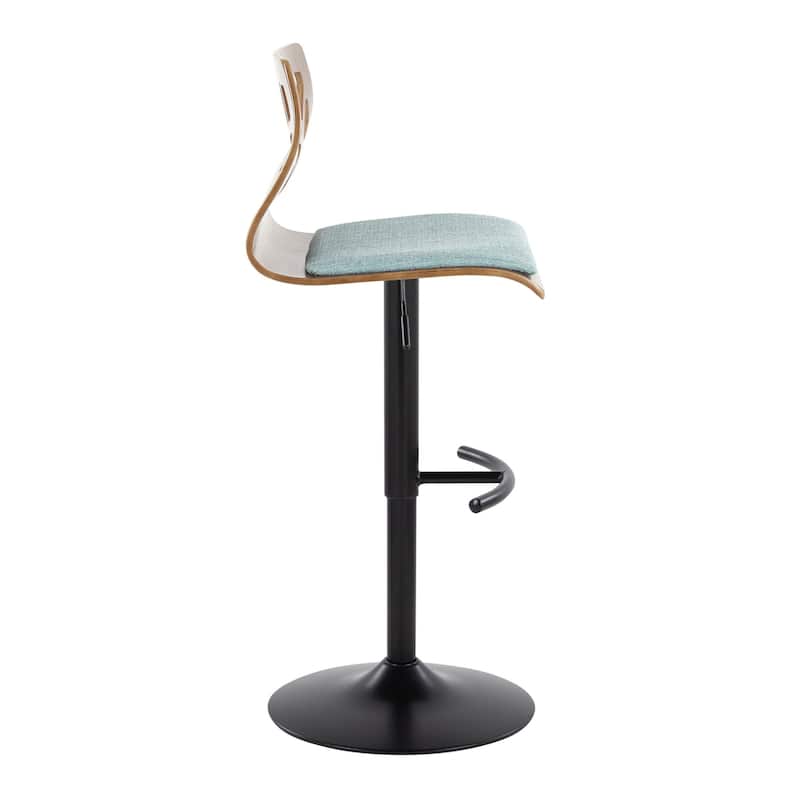 Carson Carrington Sala Adjustable Bar Stool with Rounded T Footrest (Set of 2)