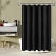 preview thumbnail 46 of 74, Waterproof PEVA 6G Shower Curtain Liner 72"Wx72"L - Black
