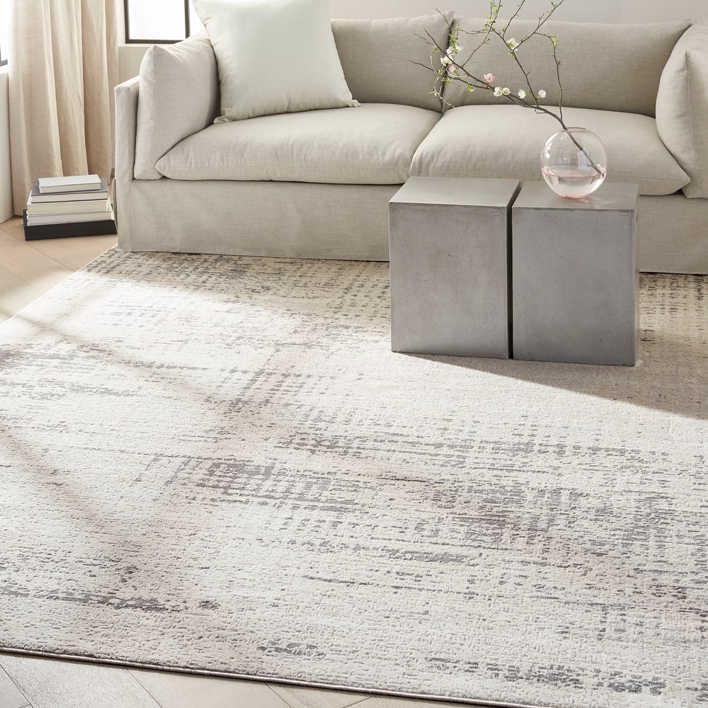 Calvin Klein Rush Abstract Modern Neutral Area Rug