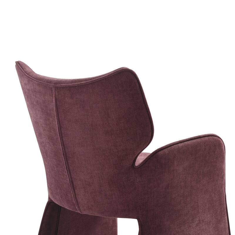 Alicia Modern Curved Back Upholstered Dining Chair