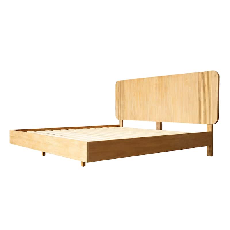 Modrest Jacobson Modern Natural Acacia Bed