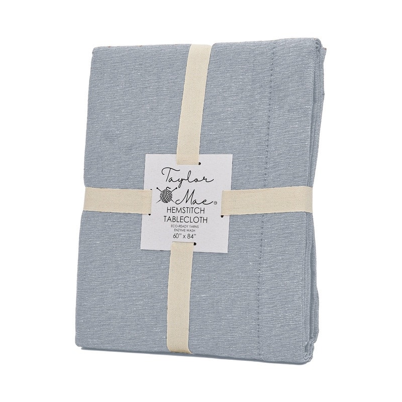 Brittany Hemstitch Woven Cotton Rich Tablecloth