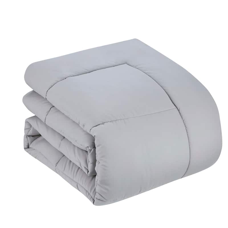 Sweet Home Collection Luxury Solid Bed-In-a-Bag with Sheet Set