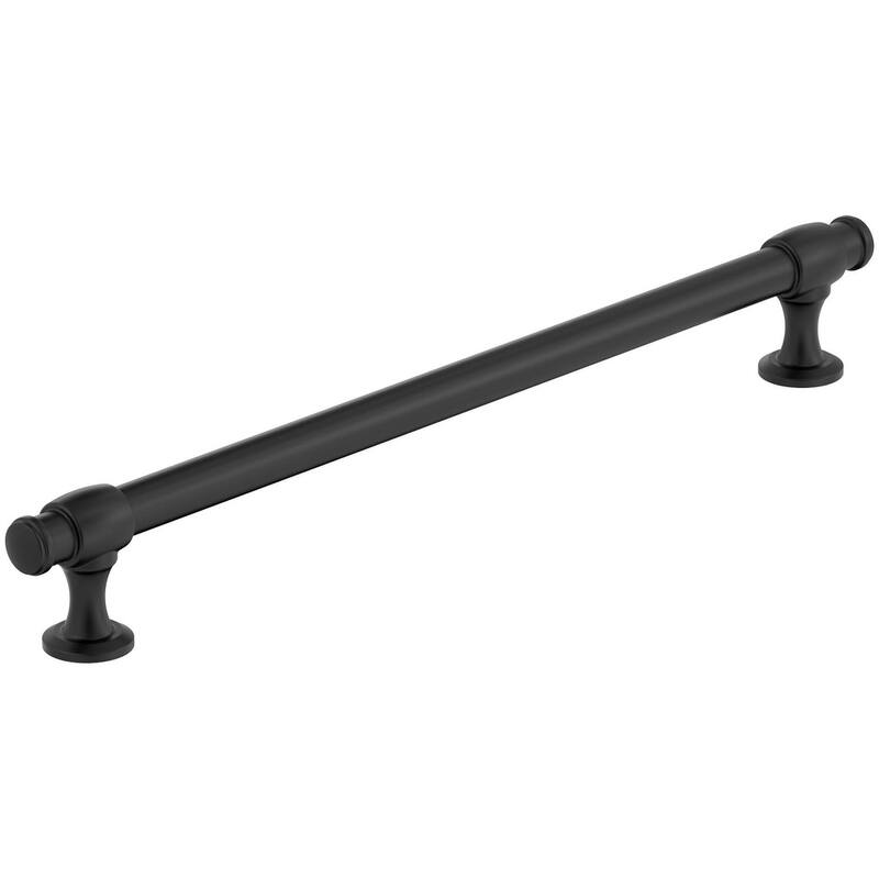 Amerock BP36772 Winsome 10-1/16" Center to Center Bar Cabinet Pull - Matte Black