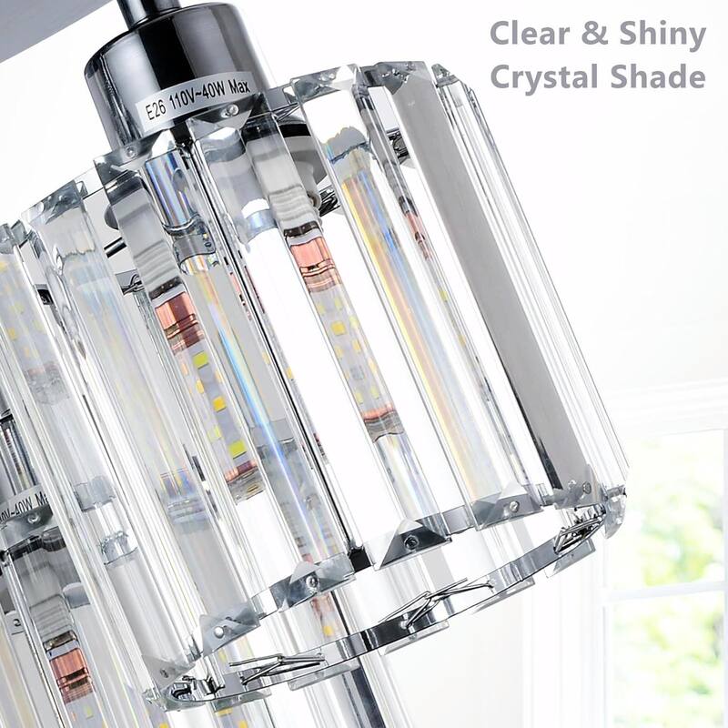 Gorgeous Crystal Ceiling Light Fixture - Elegant Design, Wide Application