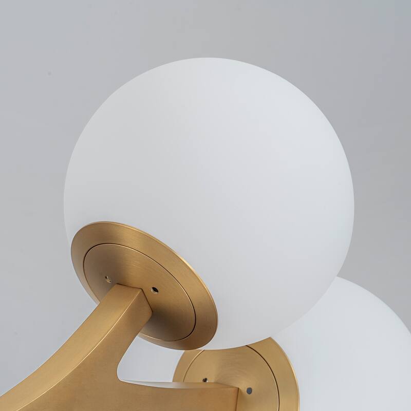 18 - Light Modern Dimmable Bubble Sputnik Linear Globe Chandelier - W68.11"