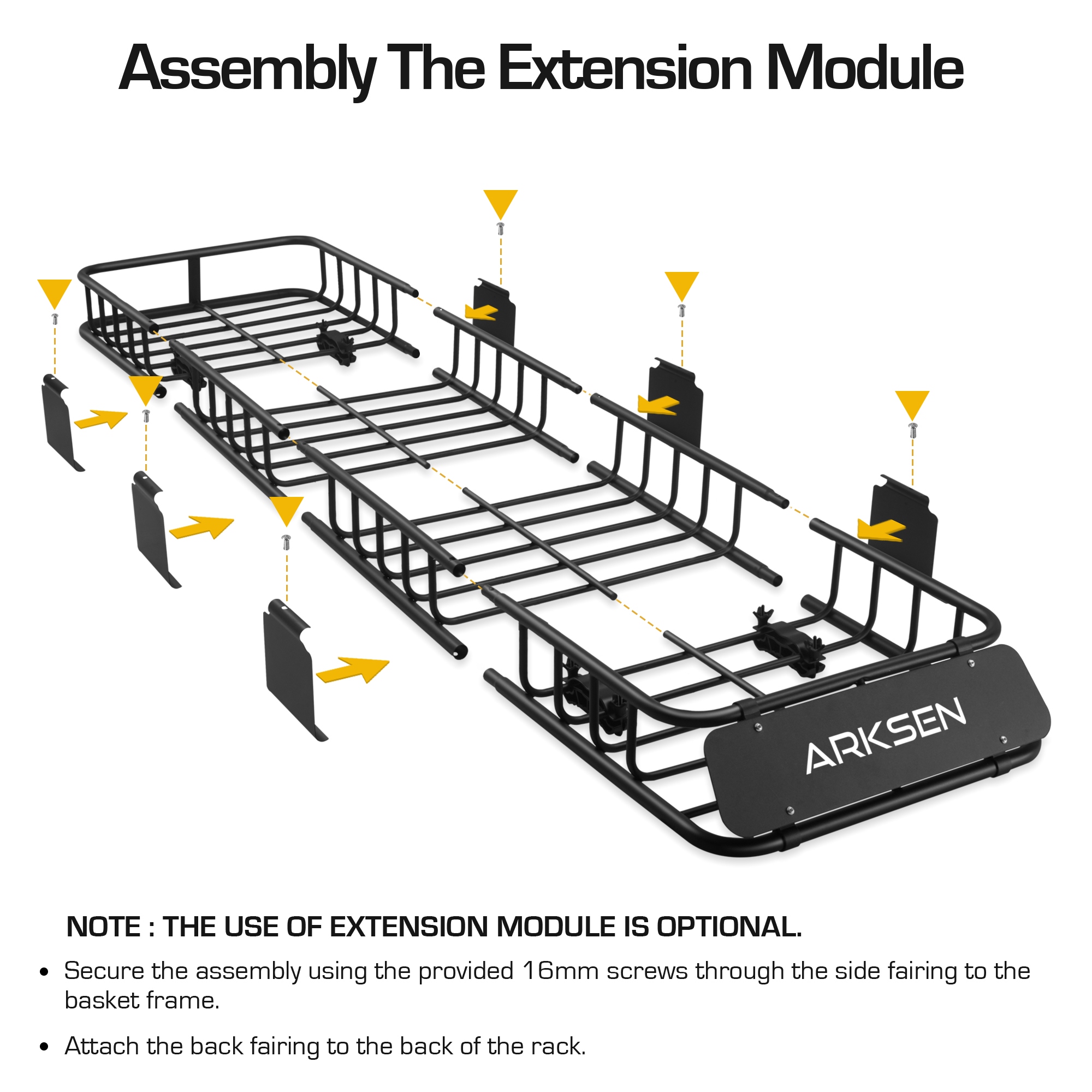 Arksen 84 roof rack store