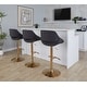 preview thumbnail 118 of 144, Silver Orchid Svellingen Adjustable Bar Stool with Rounded T Footrest - Set of 2
