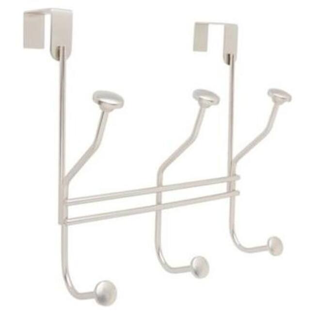 Amerock Over-The-Door Hooks Double Robe Hook - Silver