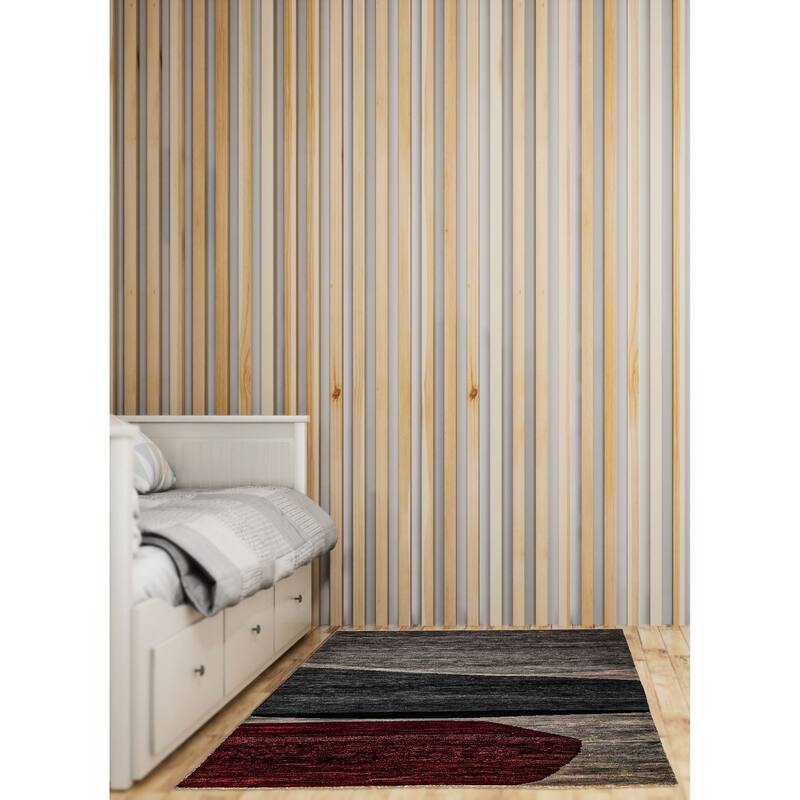 ECARPETGALLERY Hand-knotted Peshawar Ziegler Grey Wool Rug - 5'1 x 6'8