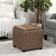preview thumbnail 79 of 93, Adeco Storage Ottoman With Tray