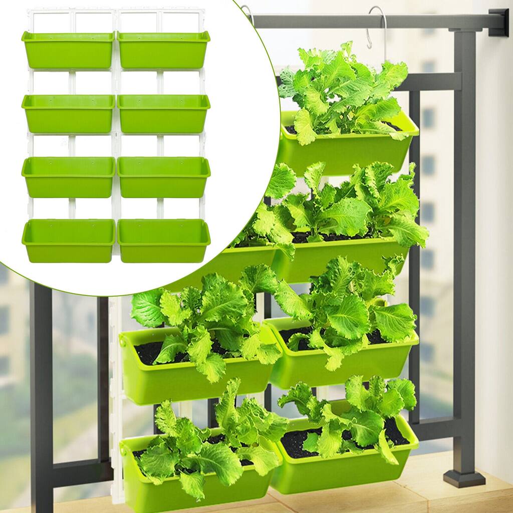 Railing Hanging Planter Stand Plant Rack
