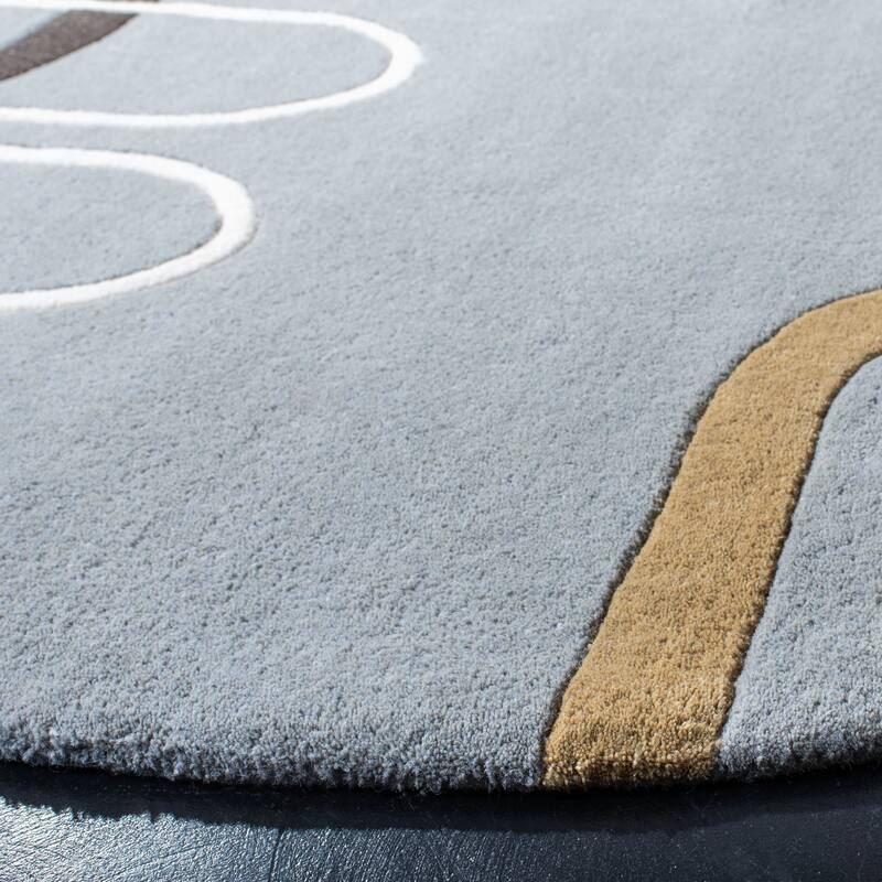SAFAVIEH Handmade Soho Eluned Abstract N.Z. Wool Rug