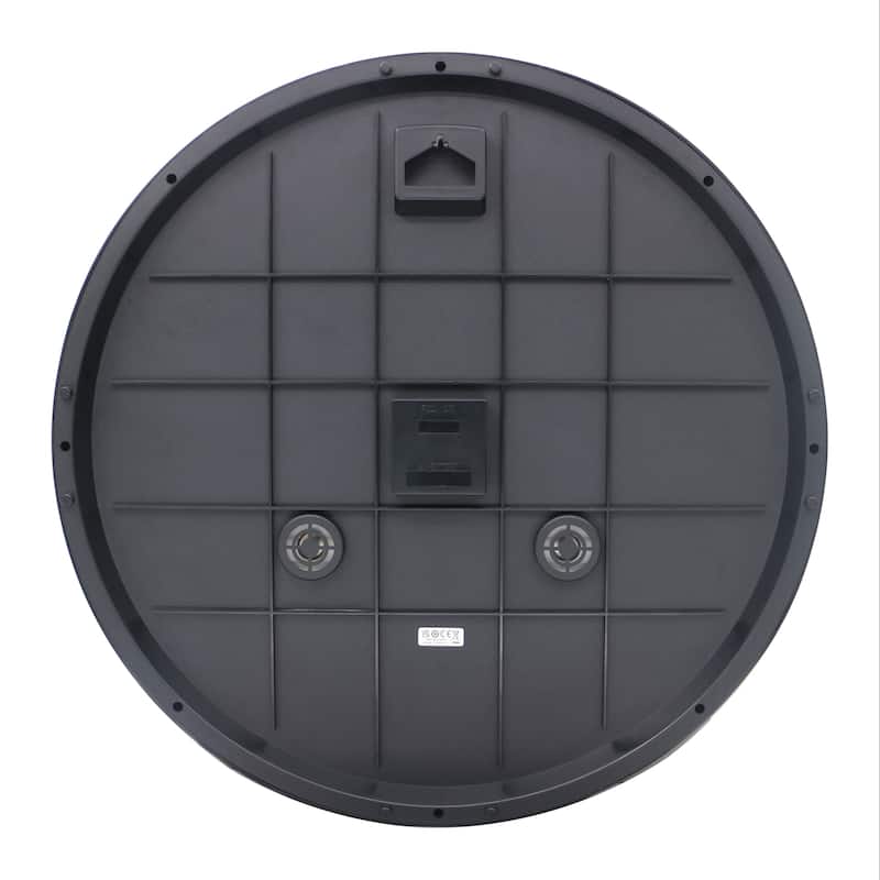 Ondo Wall Clock, Black - N/A