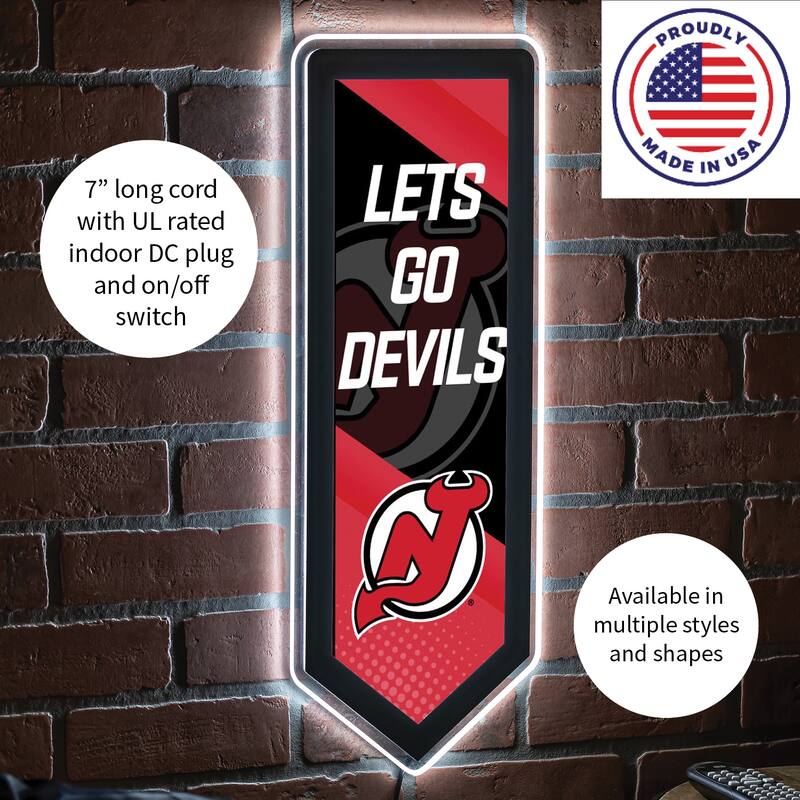 New Jersey Devils LED Lighted Sign