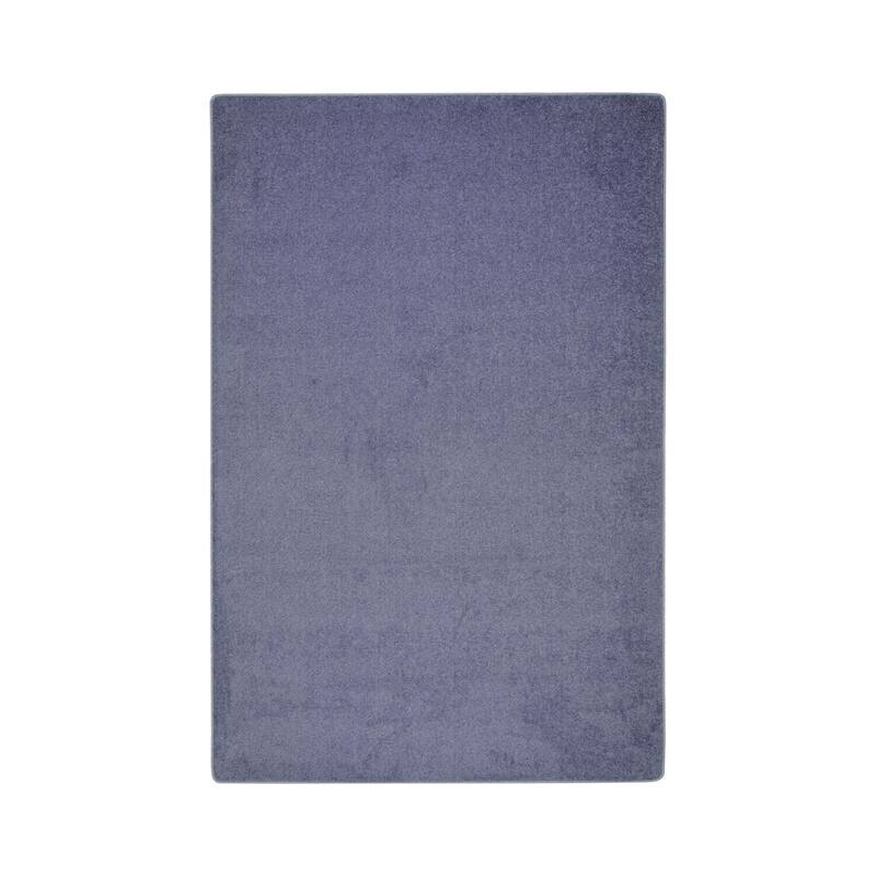 2'x6' area rug in Glacier Blue - durable soft decorative rug for home, living room & bedroom - 9'3" x 12'3"
