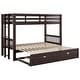 preview thumbnail 19 of 19, Twin Pull-Out Bunk Bed with Trundle & Convertible Design