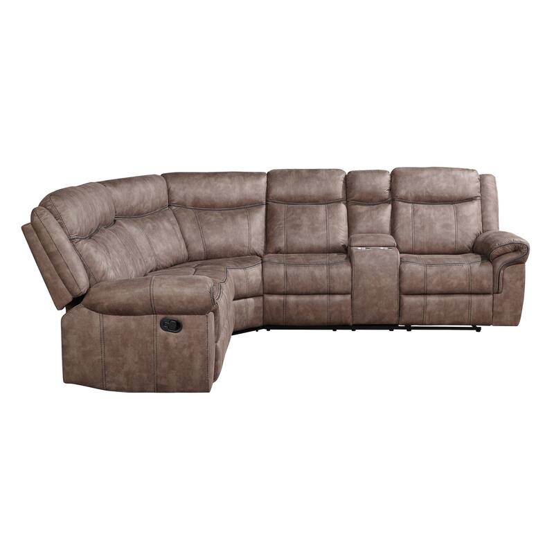 Everwell Sectional Sofa with 2 Cup Holder
