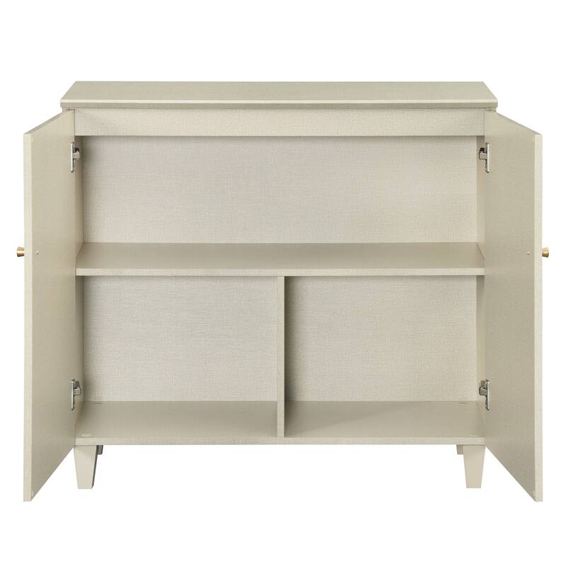 WAMPAT Modern 71" Tall Bookcase with Cabinets, 3 Columns 5-Tier