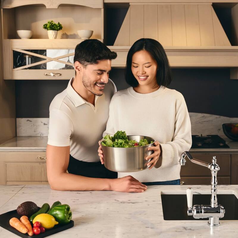 Zyliss Easy Spin Salad Spinner Stainless Steel