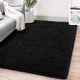preview thumbnail 40 of 52, Living Room Bedroom Super Soft Pile Area Rug, Modern Shaggy Rugs, Non-Slip Pile Rugs for Kids 4'x6' - black - Rectangle