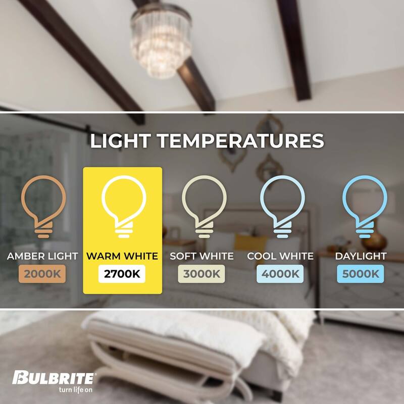 Bulbrite Multi Pack of Dimmable Clear Appliance, Amusement Candelabra (E12) Incandescent Bulb