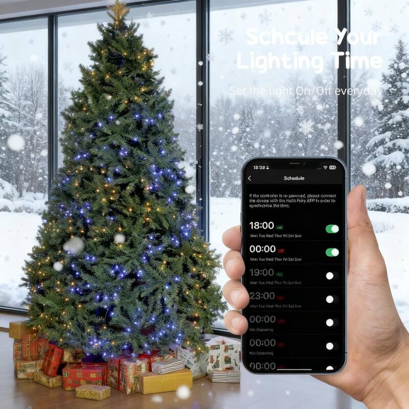 Pre-Lit Christmas Tree - Festive Holiday Decor - Green