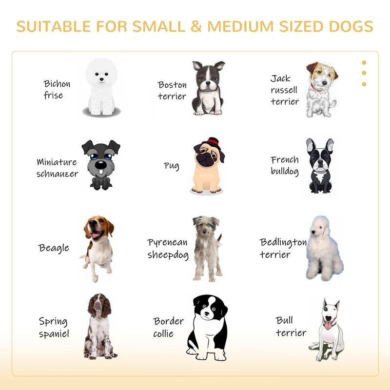 Decorative Dog Crate Bed with Cushion, Removable Door, and End Table Functionality for Small Dogs