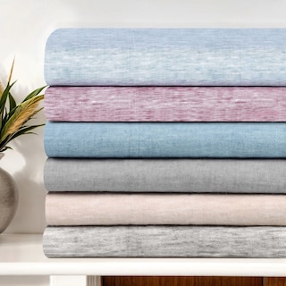 Superior Melange Flannel Cotton Sheet Set