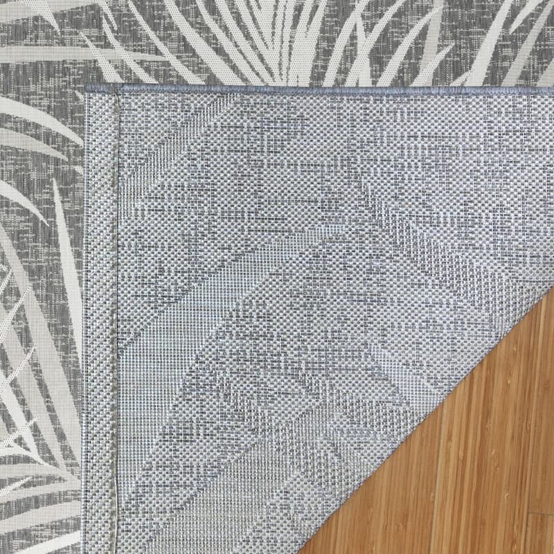 Gertmenian Paseo Paume Casual Palm Leaf Flatweave Indoor/ Outdoor Area Rug