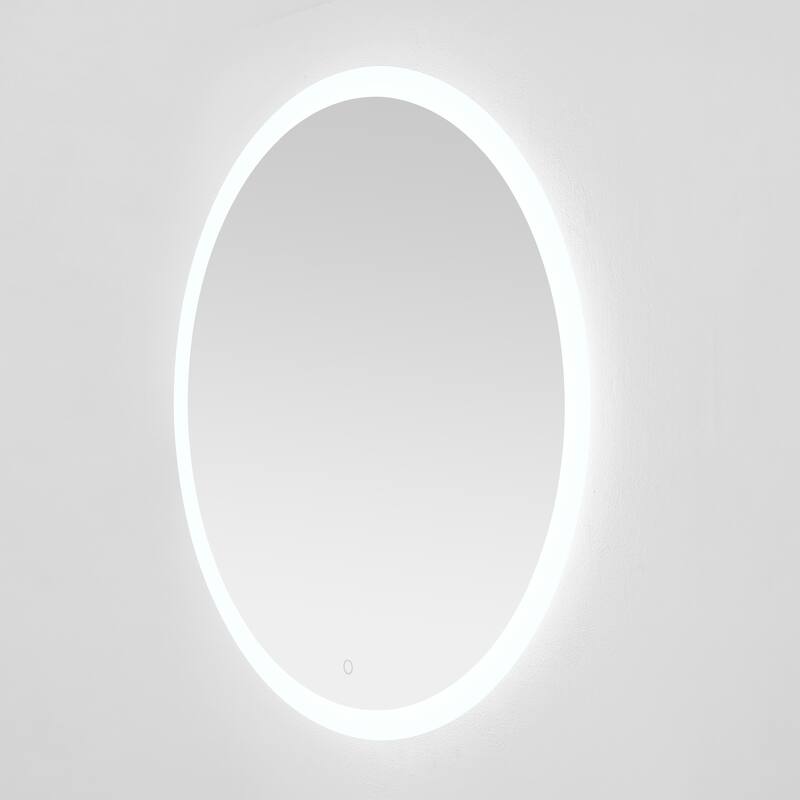 SAFAVIEH Tamisha 36" Led Vanity Mirror - Silver / White - 36Wx1Dx36H