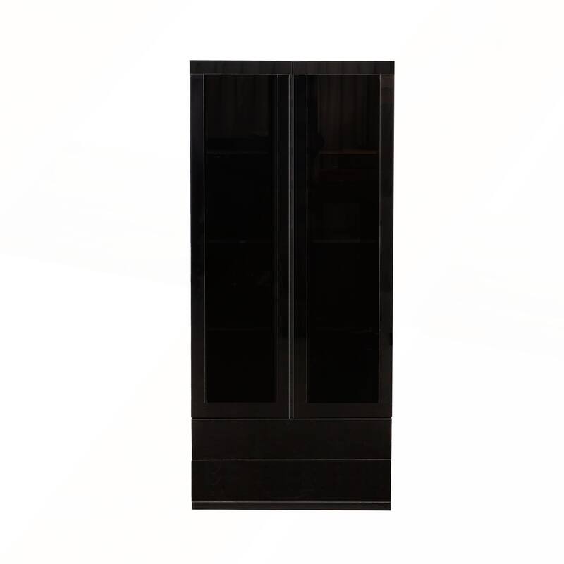 Display Cabinet with Glass Doors
