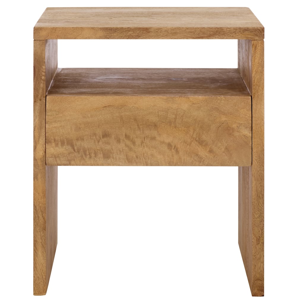 SAFAVIEH Home Alonzo 1-Shelf 1-Drawer Nightstand