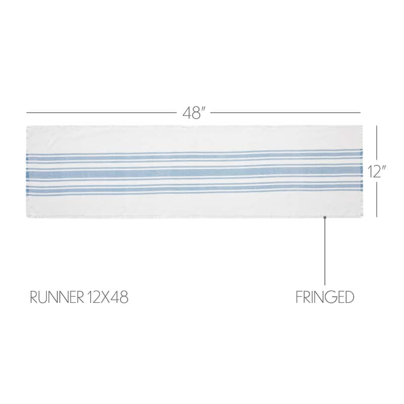 Antique White Stripe Runner